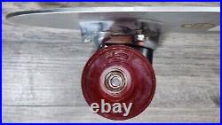 Vintage GT Aluminum Double Kicktail Skateboard 23.5 Trucks Red Wheels 70's