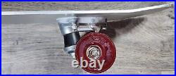 Vintage GT Aluminum Double Kicktail Skateboard 23.5 Trucks Red Wheels 70's