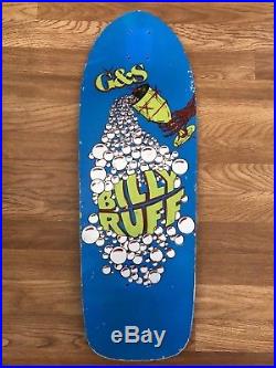 Vintage G&S Billy Ruff Chalice Skateboard Deck OG 1984 Rare