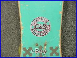 Vintage G & S Billy Ruff Jester Bomb Complete Skateboard