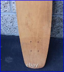 Vintage G&S Gordon and Smith Skateboard Deck Square Tail Natural Wood 28 OG