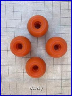 Vintage G&S Rollerball Skateboard Wheels Knockoffs Orange