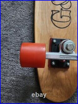 Vintage G & S Warp Tail Skateboard Stacy Peralta Trucks And Wheels Great Shape