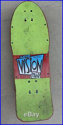 Vintage Gator Vision Mini OG Rogowksi Skateboard Tracker Trucks Bullet Wheels