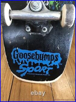 Vintage Goosebumps Sport Ghost Graphic cruiser Skateboard 1996 Parachute Press