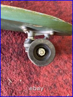 Vintage Green Longboard Skateboard Nash Trucks Old School