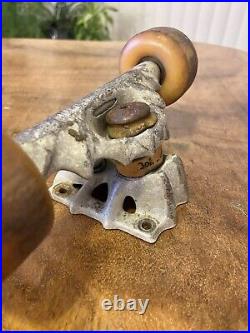 Vintage Grind King Kreper Skateboard Trucks Glow In The Dark Rare Skull