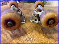 Vintage Grind King Kreper Skateboard Trucks Glow In The Dark Rare Skull