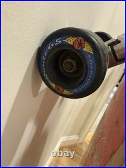 Vintage HAWAIIAN PRO DESIGNS by Donald Takayama Skateboard Longboard Bamboo USA