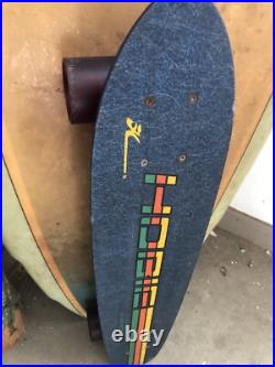 Vintage HOBIE Competition 1970's Fiberglass Skateboard Bennett Trucks 27