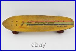 Vintage HOBIE HUSTLER 1970s Yellow Fiberglass Skateboard ACS-430 Trucks Original Vintage HOBIE HUSTLER 1970s Yellow Fiberglass Skateboard ACS-430 Trucks Original