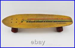 Vintage HOBIE HUSTLER 1970s Yellow Fiberglass Skateboard ACS-430 Trucks Original Vintage HOBIE HUSTLER 1970s Yellow Fiberglass Skateboard ACS-430 Trucks Original