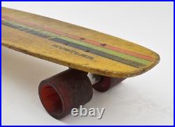 Vintage HOBIE HUSTLER 1970s Yellow Fiberglass Skateboard ACS-430 Trucks Original Vintage HOBIE HUSTLER 1970s Yellow Fiberglass Skateboard ACS-430 Trucks Original