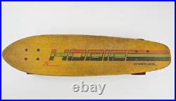 Vintage HOBIE HUSTLER 1970s Yellow Fiberglass Skateboard ACS-430 Trucks Original Vintage HOBIE HUSTLER 1970s Yellow Fiberglass Skateboard ACS-430 Trucks Original