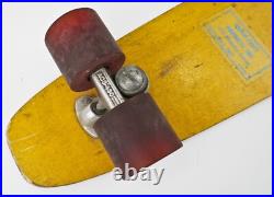 Vintage HOBIE HUSTLER 1970s Yellow Fiberglass Skateboard ACS-430 Trucks Original Vintage HOBIE HUSTLER 1970s Yellow Fiberglass Skateboard ACS-430 Trucks Original