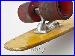 Vintage HOBIE HUSTLER 1970s Yellow Fiberglass Skateboard ACS-430 Trucks Original Vintage HOBIE HUSTLER 1970s Yellow Fiberglass Skateboard ACS-430 Trucks Original