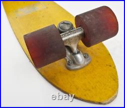 Vintage HOBIE HUSTLER 1970s Yellow Fiberglass Skateboard ACS-430 Trucks Original Vintage HOBIE HUSTLER 1970s Yellow Fiberglass Skateboard ACS-430 Trucks Original