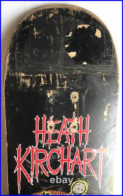 Vintage Heath Kirchart Birdhouse Full Size Skateboard Deck Voodoo Doll Art Rare