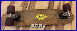 Vintage Hobbs Wood Skateboard & Wheels WithBennet Trucks