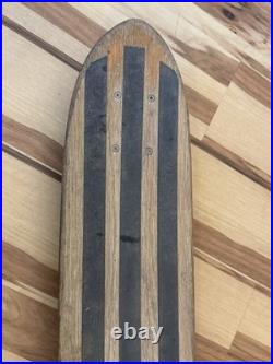 Vintage Hobbs Wood Skateboard & Wheels WithBennet Trucks