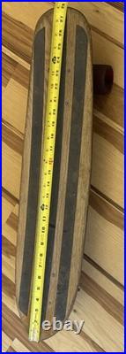 Vintage Hobbs Wood Skateboard & Wheels WithBennet Trucks