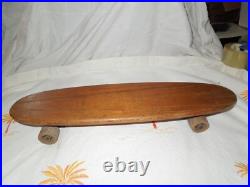 Vintage Hobie Super Surfer Wooden Sidewalk Skateboard Clay Wheels 1960s Surfer