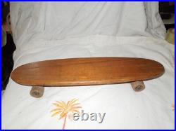 Vintage Hobie Super Surfer Wooden Sidewalk Skateboard Clay Wheels 1960s Surfer