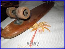 Vintage Hobie Super Surfer Wooden Sidewalk Skateboard Clay Wheels 1960s Surfer