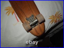 Vintage Hobie Super Surfer Wooden Sidewalk Skateboard Clay Wheels 1960s Surfer