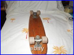 Vintage Hobie Super Surfer Wooden Sidewalk Skateboard Clay Wheels 1960s Surfer