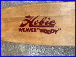 Vintage Hobie Weaver Woody Skateboard ACS-430 Trucks OJ's Wheels Original Surfer
