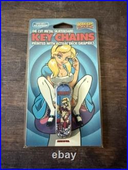 Vintage Hookups Skateboards Key Chain Lot Complete All 8 Rare
