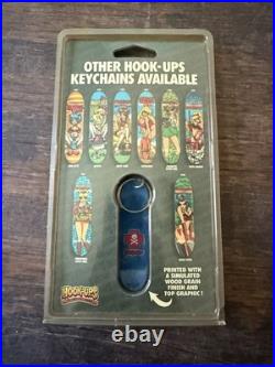 Vintage Hookups Skateboards Key Chain Lot Complete All 8 Rare
