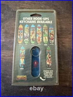 Vintage Hookups Skateboards Key Chain Lot Complete All 8 Rare
