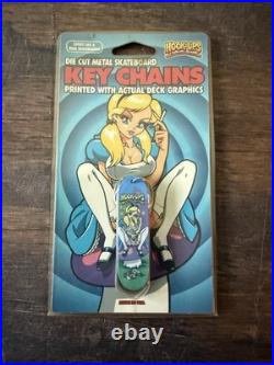 Vintage Hookups Skateboards Key Chain Lot Complete All 8 Rare