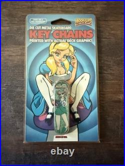Vintage Hookups Skateboards Key Chain Lot Complete All 8 Rare