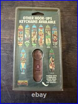 Vintage Hookups Skateboards Key Chain Lot Complete All 8 Rare
