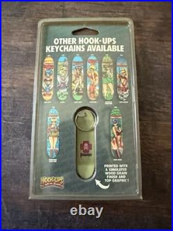 Vintage Hookups Skateboards Key Chain Lot Complete All 8 Rare