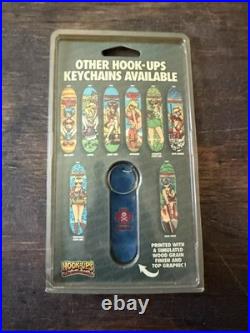 Vintage Hookups Skateboards Key Chain Lot Complete All 8 Rare