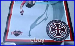 Vintage Independent Truck Company Silver Anniversary Skateboard Poster Blackhart