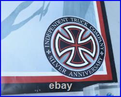 Vintage Independent Truck Company Silver Anniversary Skateboard Poster Blackhart
