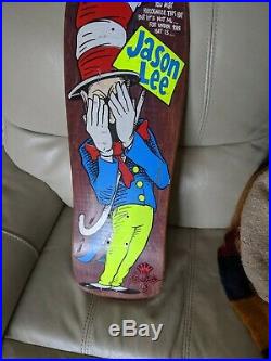 Vintage Jason Lee Cat In The Hat Blind Skateboard Deck
