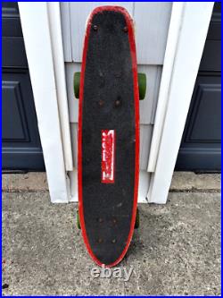 Vintage Jay Adams Z-Flex Skateboard Kryptonics 70mm Rare Red with Black Deck