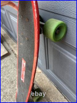 Vintage Jay Adams Z-Flex Skateboard Kryptonics 70mm Rare Red with Black Deck