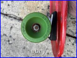Vintage Jay Adams Z-Flex Skateboard Kryptonics 70mm Rare Red with Black Deck