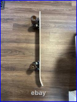 Vintage Justen 70's Fiberglass Retro Skateboard Red & White