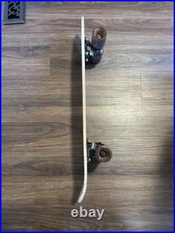 Vintage Justen 70's Fiberglass Retro Skateboard Red & White