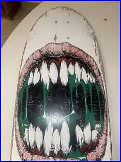 Vintage KRYPTONICS rare skateboard High Energy deck bigmouth