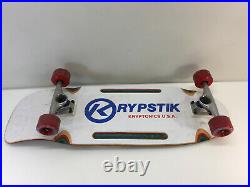 Vintage Kryptonics Krypstik Skateboard 30 60mm Original Wheels USA