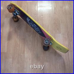 Vintage Kryptonics Skateboard Deck withTrucks and Wheels Retro 1965 Neon Anchor OS